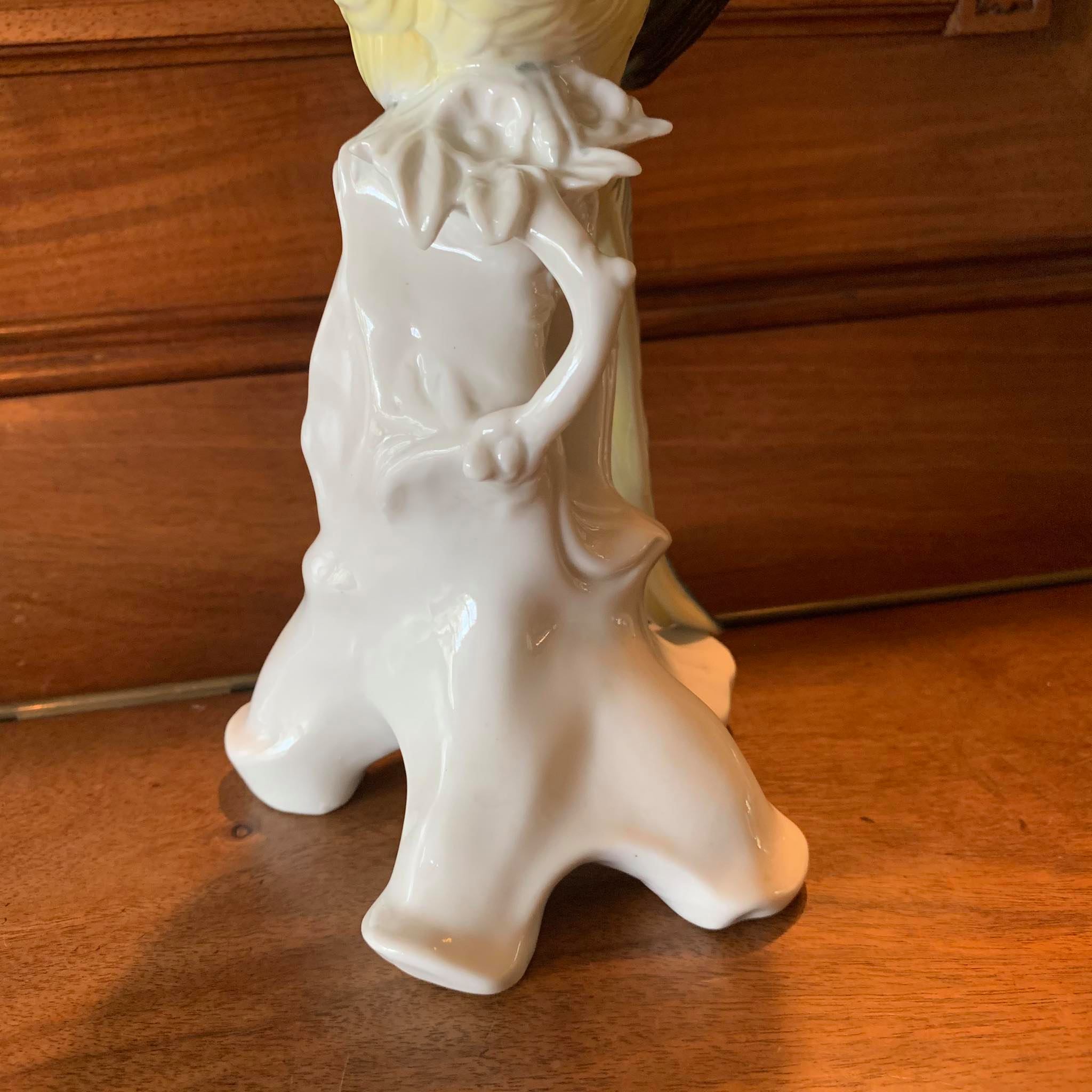 Perroquet en porcelaine de Saxe Karl Ens