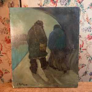 Peinture de couple de Yetty Leytens