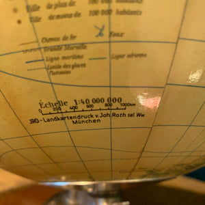 Globe terrestre en verre 45cm