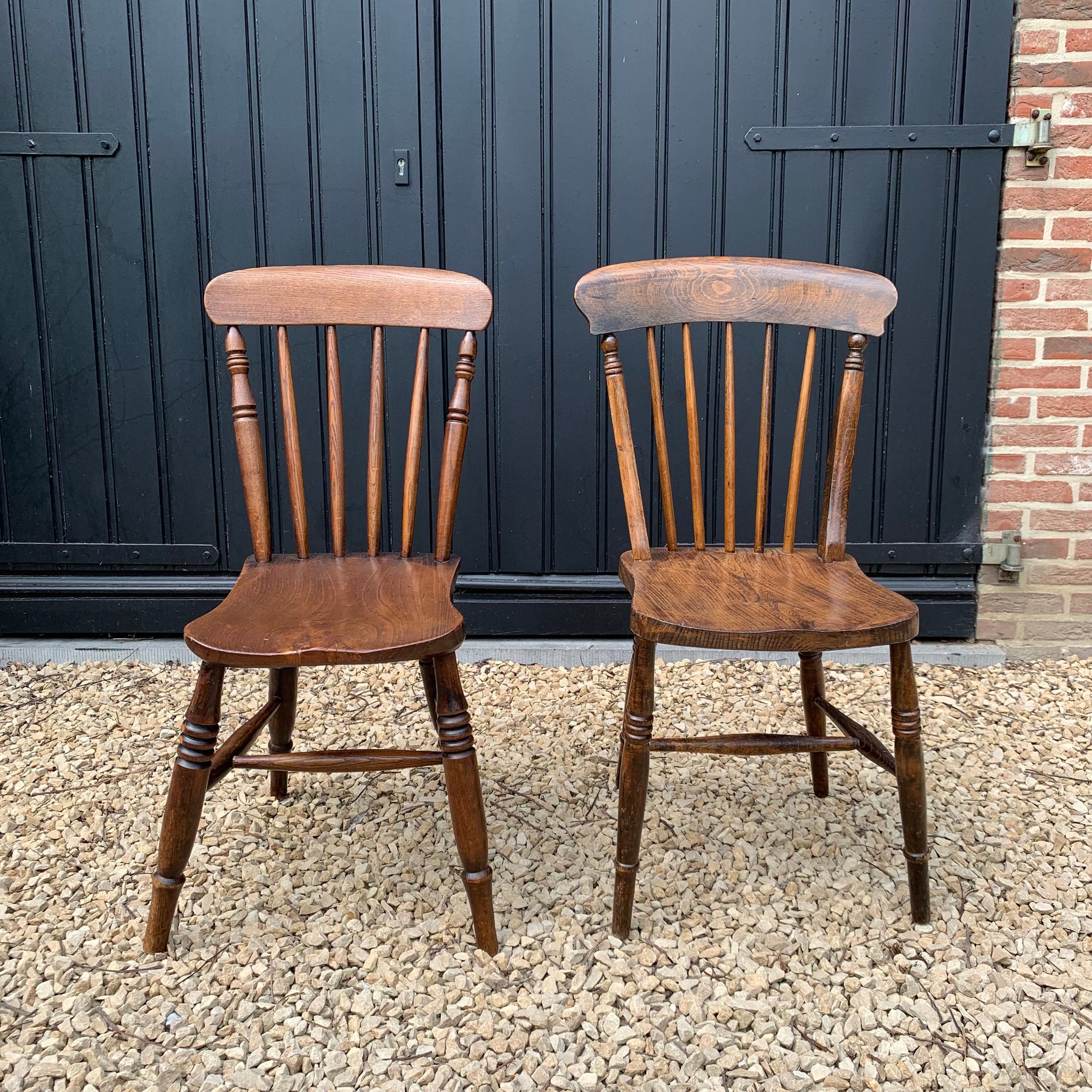 Paire de chaises Windsor